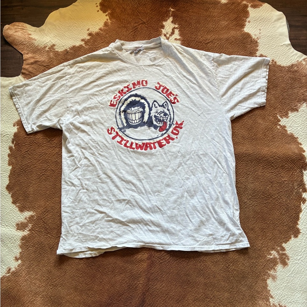 Eskimo Joe's Stillwater OK White Graphic Tee